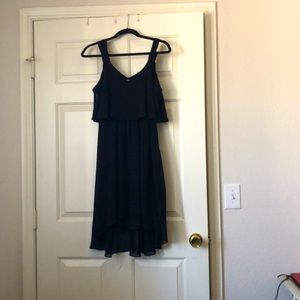 Black mini dress